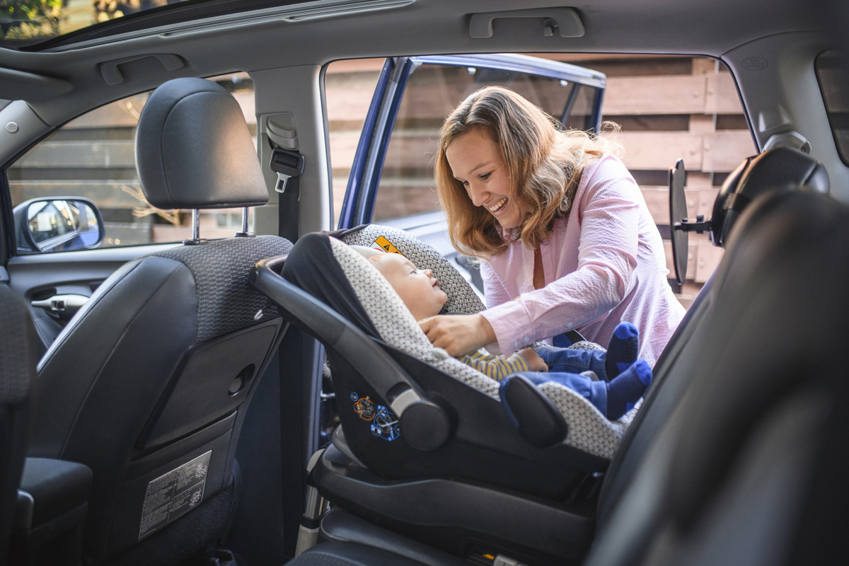 Children Latched in Car Seats